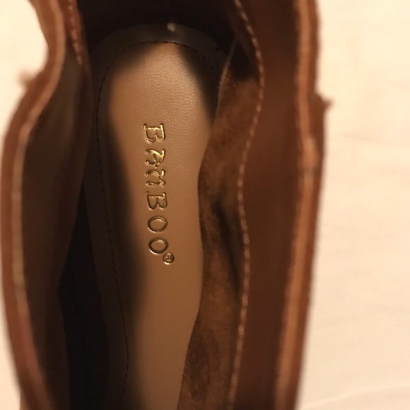 BAMBOO SUEDE OPEN TOED ANKLE BOOT - Picture 3 of 6